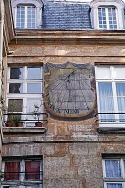 Cadran que Rousseau a connu, en se rendant chez madame Dupin.