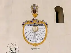 Cadran solaire ouest.