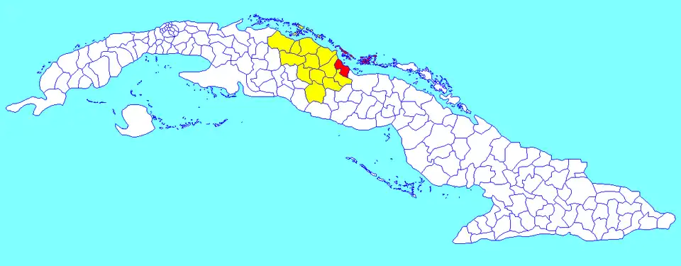 Municipalité de Caibarién dans la province de Sancti Spíritus