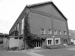 Le bâtiment de la machine d'extraction.