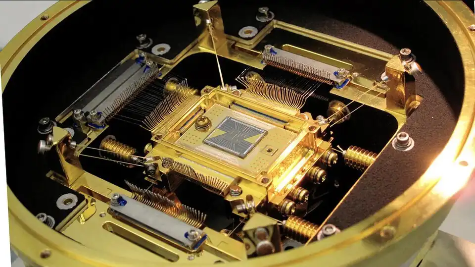 Détecteur CCD du calorimètre.