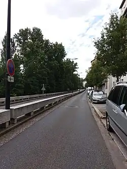 Quai Sénard, avec le quai Bellevue à gauche