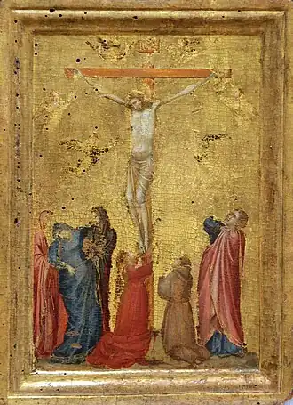 Giotto di Bondone, Calvaire avec saint François d'Assise (vers 1315-1320).