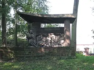 Statues modernes du Christ en prière à Gethsémani.