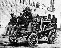 Camion de pompiers de Cambier pour la ville de Nancy (1898).
