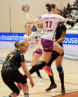 Avec Nantes Atlantique HB en 2021.