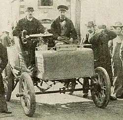 Camille Jenatzy, de nouveau vainqueur en 1899.