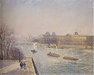 Matin, Soleil d'hiver, Givre, le Pont-Neuf, la Seine, le LouvreLocalisation non documentée