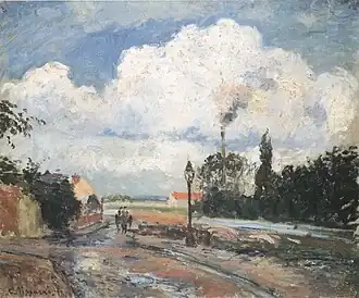 Apres la Pluie, Quai a Pontoise, 1876Whitworth Art Gallery, Université de Manchester