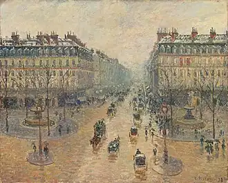 Avenue de l'Opéra. Effet de neige le matinMusée Pouchkine, Moscou
