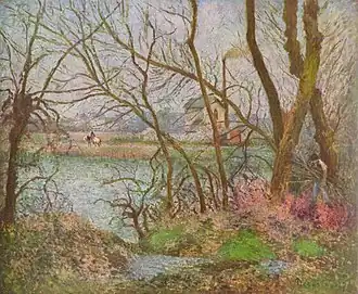 Bords de l'Oise, près de Pontoise, temps gris, 1878musée d'Orsay, Paris