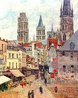 Rouen, rue de l'Épicerie  (1898),Norman (Oklahoma), Fred Jones Jr. Museum of Art&nbsp;(en).