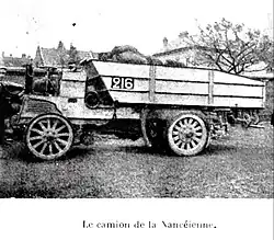 Camion à benne basculante Nancéienne (1902)