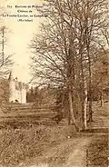 Le château de la Touche-Larcher au début du XXe&nbsp;siècle (carte postale).
