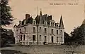 Le château du Val au début du XXe&nbsp;siècle (carte postale).