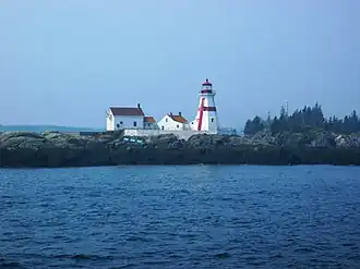 Phare sur l'île Campobello.