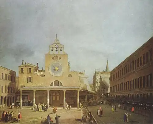 Le Campo S. Giacometto di Rialto, 1725-1726Gemäldegalerie Alte Meister