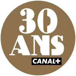 Logo anniversaire pour les 30 ans de Canal+, en novembre 2014.