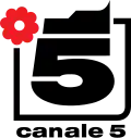 Logo de Canale 5 du 21 septembre 1985 au 7 juillet 1986
