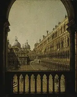 Cour intérieure du palais des doges, vers 1756Fitzwilliam Museum