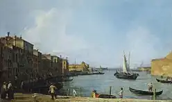 Canaletto, 1722-1723vers la lagune, Royal Collection
