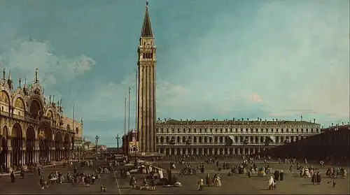 Canaletto, La Place Saint-Marc à Venise (1742-1746)