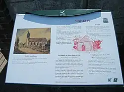 Informations sur l'église, la chapelle et le village.