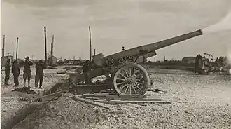 Image illustrative de l'article Canon de 155 mm long modèle 1918 Schneider