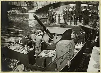 illustration de Canonnières fluviales françaises (1915)