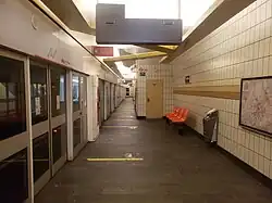 Vue générale du quai (52 mètres) en direction de Saint-Philibert