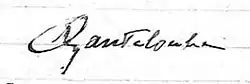 signature de Joseph Canteloube