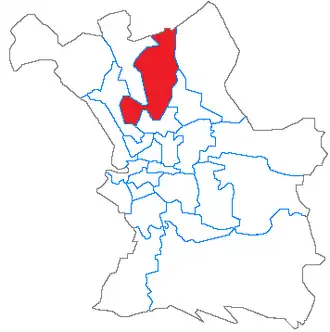 Localisation du Canton de Marseille-Saint-Barthélemy