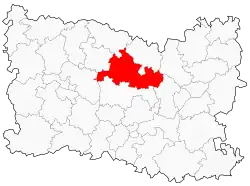 Localisation du canton de Saint-Just-en-Chaussée.