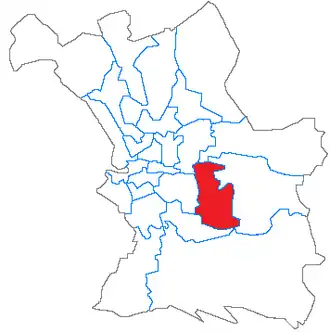 Localisation du Canton de Marseille-La Pomme