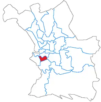 Localisation du Canton de Marseille-Vauban