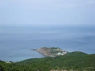 Vue du cap Negro.