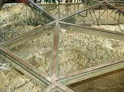 Restes de l'ancienne église byzantine à la Maison de saint Pierre