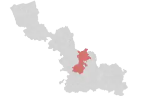Localisation de Communauté d'agglomération de la Porte du Hainaut