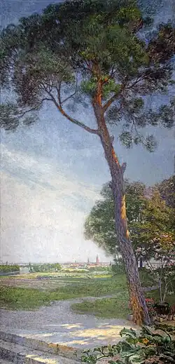 Toulouse vue des coteaux voisins (1899), Capitole de Toulouse, salle du conseil municipal.