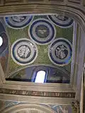 Plafond : Tondi de Luca della Robbia et fresques de Alesso Baldovinetti .
