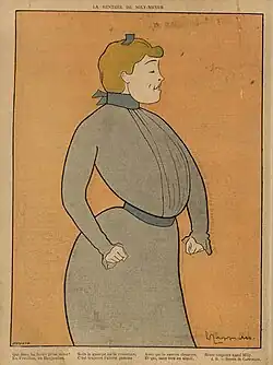 Mily Meyer, paru dans Le Rire, janvier 1902.