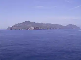 Vue de l'île de Capraia.