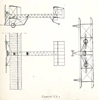 vue en plan de l’avion