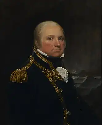 Portrait du capitaine John Cooke.