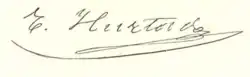 signature d'Ezequiel Hurtado