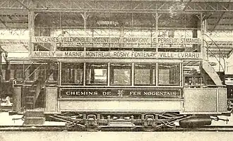 Motrice  impériale « type 54 places ».