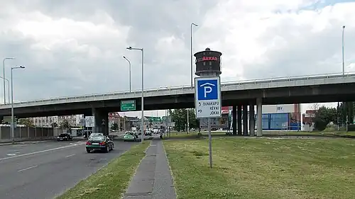 Pont de la route principale 1  à Győr.