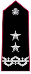 Insigne d'épaule de général de division de l'Arma dei Carabinieri