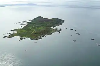 Vue aérienne de Cara.