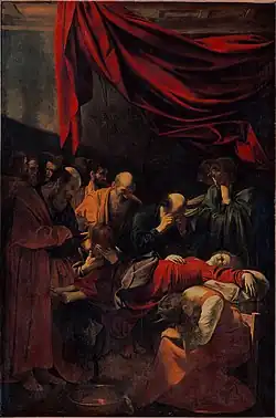 Mort de la Vierge,Le Caravage